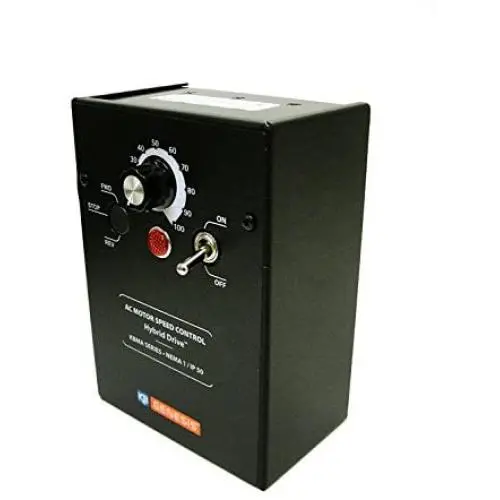 KB Electronics, 9533, KBMA-24D, 1HP, 1-Phase, 110-120V;200-240V (Input), 3-Phase, 240V (Output) - (for Use With 3-Phase Motor) Nema 1 Enclosure, Variable Frequency Drives