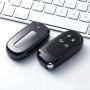 Xotic Tech Black Soft TPU Remote Smart Key Fob Shell Cover for Jeep Chrysler Dodge