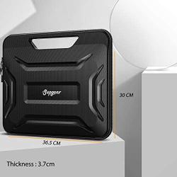 SUPGEAR Laptop Sleeve Case with Handle for 13-13.3 Inch Notebook, Shockproof Waterproof Computer Bag Protective Compatible for MacBook Pro, MacBook Air, Notebook, Microsoft Surface(Black2)