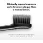 BURST Electric Toothbrush with Charcoal Sonic Toothbrush Head, Black