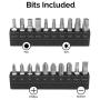 Neiko 10573B Torque Screwdriver Set 1/4'' Drive Long Shank | 10 to 50 Inch-Pound Range | 20 Bits Included