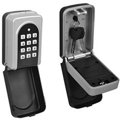 ANSLOCK Security Lock Boxes, Portable Wall Mount Electronic Key Safe Holder Box, Door Key Storage Box with Code (Wall Mount)