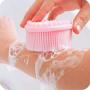 Emoly Silicone Bath Shower Loofah Brush, 100% Silicone Gentle Back Scrubber, Best Body exfoliating loofa Brush Gift for Baby Kids Men Father Mother Wife Family (Pink) Emoly Silicone Bath Shower Loofah Brush, 100% Silicone Gentle Back Scrubber, Best Body exfoliating loofa Brush Gift for Baby Kids Men Father Mother Wife Family (Pink)