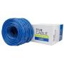 trueCABLE Cat6 Plenum (CMP), 1000ft, Blue, 23AWG 4 Pair Solid Bare Copper, 550MHz, ETL Listed, Unshielded Twisted Pair (UTP), Bulk Ethernet Cable