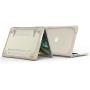 Compatible with MacBook Air 11 Inch Kickstand Case, Funut 2 in 1 Rubberized Hard Plastic Case Cover Shock Proof Matt Protective Case for Laptop MacBook Air 11.6 Inch A1370/A1465 (# Khaki)
