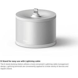 elago D Stand Charging Station for Apple Products (Silver) - Charging Dock for Apple TV Remote, iPhone, AirPods, iPad Mini, Apple Pencil, Keyboard and Magic Mouse [Premium Aluminum][Cable Management]