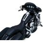 Chrome Billet ISO-FLAME Grips for Harley 08-Up Tourng Throttle Fly-by-Wire Models by Kuryakyn