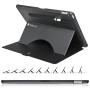 ZUGU CASE - 2017/2015 iPad Pro 12.9 inch (Old Model) 1st & 2nd Gen Case Prodigy X - Very Protective But Thin + Convenient Magnetic Stand + Sleep/Wake Cover for Men & Women (Black)