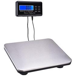 Yescom 660lbs LCD Digital Scale Postal Scale Platform 300kg Capacity Stainless Steel Platform Scale