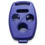 Cutting Not Required - 2 Replacement Key Fob Keyless Entry Remote Shell Case for Honda 2003-2012 Accord /2009-2015 Pilot/ 2006-2013 Civic EX/ 2005-2006 CR-V Car Key Fob Cover (3+1 Button, Red+Blue)