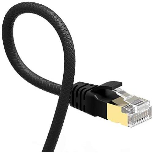 VANDESAIL Ethernet Cables CAT7A High Speed STP RJ45 Gigabit Network Cable with Gold Plated Connector(2m/ 6.5ft, 5Pack)