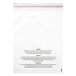 Clear Poly Bags | 100 Pack | 8 x 10 | Amazon FBA Shipping Bags with Suffocation Safety Warning Printed on Bag in Multiple Languages | Product Packaging for Amazon FBA Sellers | PFW1810A﻿