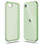 Shamos Transparent Shock Absorption TPU Rubber Gel Case (Green) Compatible with iPhone SE 2020 (2nd Generation) iPhone 7 and iPhone 8