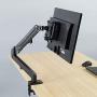 VIVO Adjustable Thin Client Mini PC Mount Bracket, CPU VESA Under Desk and Monitor Arm Computer Holder, Black, MOUNT-PC05C