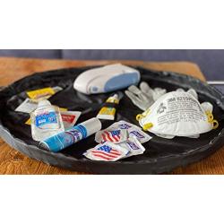 Lay-n-Go Drawstring Makeup Bag – Black, 20 inch - Travel Cosmetic Bag, Scrunch Sac Makeup Bag Opens Flat for Easy Access, Makeup Pouch, Durable and Stylish