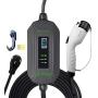 PRIMECOM Level 2 EV Charger 220/240V, 16A, 30ft & 50ft, Portable EVSE Electric Vehicle Charging Cable Compatible with Bolt Volt Leaf BMW i3 Fiat 500e Clarity NIRO Prius (30 Feet, 14-50P)