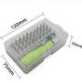 Buspoll Small Screwdriver Sets (32 in 1) suitable for repairing all laptops, mobile phones, and other electronic products. (Only works on micro projects)