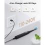 Fairywill Dual Sonic Electric Toothbrushes for Adults & Teens - 8 Brush Heads 2 Travel Cases Included, 5 Modes with Smart Timer, Rechargeable Whitening Toothbrush USB Charging Lasts 30 Days