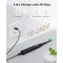 Fairywill Dual Sonic Electric Toothbrushes for Adults & Teens - 8 Brush Heads 2 Travel Cases Included, 5 Modes with Smart Timer, Rechargeable Whitening Toothbrush USB Charging Lasts 30 Days