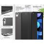 MoKo Case Fit New iPad Air 4th Generation 2020 - iPad Air 4 Case 10.9 inch Slim Lightweight Shell Stand Cover with Translucent Frosted Back Protector for iPad Air 4, Auto Wake/Sleep,Black