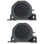 SUBALIGU 2pcs Car Back-up Alarm, 102dB 12V-48V Waterproof Industrial Heavy-Duty Backup Reverse Warning Alarm with Super Loud Beeper Tone Replacement for Truck Van Freight Car Lorry Heavy Vehicles
