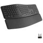 Logitech Ergo K860 Wireless Ergonomic Keyboard with Wrist Rest - Split Keyboard Layout for Windows/Mac, Bluetooth or USB Connectivity