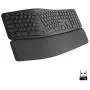 Logitech Ergo K860 Wireless Ergonomic Keyboard with Wrist Rest - Split Keyboard Layout for Windows/Mac, Bluetooth or USB Connectivity