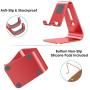 Upgraded Aluminum Cell Phone Stand, OMOTON C1 Durable Cellphone Dock with Protective Pads, Smart Stand Designed for iPhone 11 Pro Max XR XS 8 Plus 7 SE, iPad Mini, Android Phones, Red Upgraded Aluminum Cell Phone Stand, OMOTON C1 Durable Cellphone Dock with Protective Pads, Smart Stand Designed for iPhone 11 Pro Max XR XS 8 Plus 7 SE, iPad Mini, Android Phones, Red