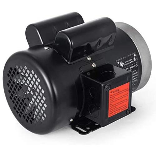 Mophorn 1.5HP Electric Motor, 3450rpm Reversible Single Phase 56C Frame Air Compressor Motor 5/8'' Shaft Diameter Electric Compressor Motor for Agricultural Machinery General Equipment, 115/230VAC