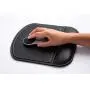 Office Leather Mouse Pad Wrist Rest and Non-Slip Design, Business Style PU High Grade Gaming Mouse Mat for Students, Workers, Computer, Laptop, Home, Office & Travel-Black Square Gaming Pad.
