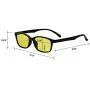Blue Blocking Glasses: Great for Gamers, Workaholics, Computer Junkies, and Late Night TV Addicts, Amber-Tinted Lenses, Stylish Frames, Blue-Blocking Glasses Help to Fight Eye Strain and Fatigue