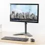 VIVO Single Monitor Stand - Freestanding VESA Steel Mount Base Riser fits 13 to 32 inch Screens, Adjustable Height, Tilt, Swivel, Rotation STAND-V001H