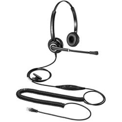 Phone Headset with Microphone Noise Canceling, Call Center Office Headset RJ9 Jack with Mic Mute & Volume Control for Cisco Landline 6941 7841 7941 7942 7945 7960 7961 7962 7965 8845 8945