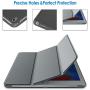 JETech Case for iPad Pro 9.7-Inch (2016 Model), Smart Cover Auto Wake/Sleep, Dark Grey