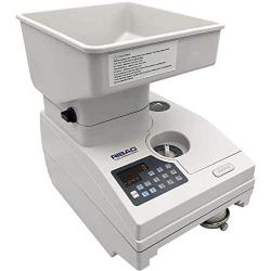 Ribao HCS-3500AH Coin Counter, Heavy Duty Bank Grade Anti-Jam Coin Sorter with Motorized Hopper, Two-Year Warranty