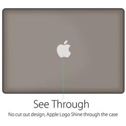 UESWILL 2 in 1 Smooth Matte Hard Case with Keyboard Cover Compatible with MacBook Pro 13 inch with Retina Display (No CD ROM) (Model A1502/A1425, Early 2015/2014/2013/Late 2012), Gray