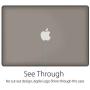 UESWILL 2 in 1 Smooth Matte Hard Case with Keyboard Cover Compatible with MacBook Pro 13 inch with Retina Display (No CD ROM) (Model A1502/A1425, Early 2015/2014/2013/Late 2012), Gray