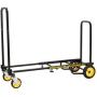 Rock-N-Roller R2RT (Micro) 8-in-1 Folding Multi-Cart/Hand Truck/Dolly/Platform Cart/26'' to 39'' Telescoping Frame/350 lbs. Load Capacity, Black
