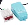 Twidec/250V 10A Foot Switch Momentary SPDT NO NC Heavy Duty Power Pedal Switch with 2M Cable + 6 Digits 0-999999 Electronic Accumulation Counter 100V-240VAC LED Auto Display Digital Counter