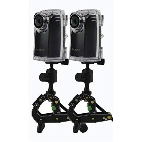 Brinno BCC200 Construction & Outdoor Security Time Lapse Camera Trio Includes: TLC200 Pro Camera, Clamp, & Water-Resistant Case, 42-Day Battery Life, 720P (2-Pack) Brinno BCC200 Construction & Outdoor Security Time Lapse Camera Trio Includes: TLC200 Pro Camera, Clamp, & Water-Resistant Case, 42-Day Battery Life, 720P (2-Pack)