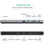 WAVLINK USB C Docking Station, 12 Port Triple Display 100W Charging Type C Adapter Compatiable for MacBook and Windows with DP&HDMI&VGA, 4 USB Ports, SD/TF Card Reader, Gigabit Ethernet, Audio