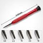 YANPLS Mini Screwdriver Glasses Watch Set, 5PCS Magnetic Micro Precision Tiny Screwdriver Set, Small Screwdriver Set for Electronics Eyeglass