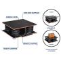 Small Vibrating Table/Vibration Tumbler Chocolate Confectionery Machine Bubble Free Concrete MOLDS