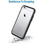 JETech Case Compatible with iPhone 6 Plus and iPhone 6s Plus 5.5-Inch, Shock-Absorption Bumper Cover, Anti-Scratch Clear Back (Black)