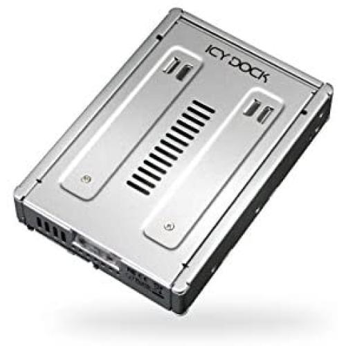 ICY DOCK 1x 2.5 Inch to 3.5 Inch Internal Hard Disk SSD Drive Metal Mount Adapter Bracket Kit for SATA/SAS SSD (EZConvert PRO MB982IP-1S-1) ICY DOCK 1x 2.5 Inch to 3.5 Inch Internal Hard Disk SSD Drive Metal Mount Adapter Bracket Kit for SATA/SAS SSD (EZConvert PRO MB982IP-1S-1)