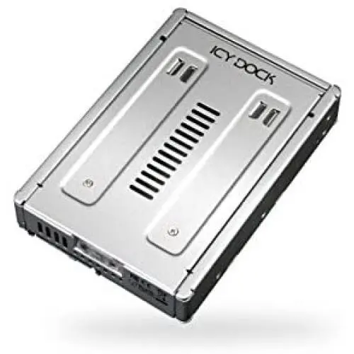 ICY DOCK 1x 2.5 Inch to 3.5 Inch Internal Hard Disk SSD Drive Metal Mount Adapter Bracket Kit for SATA/SAS SSD (EZConvert PRO MB982IP-1S-1)