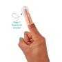 GRABEASE Double Sided Toothbrush – Baby Toothbrush for 6 Months to 4 Years Old with Soft Bristles – BPA-Free Toddler Toothbrush with Anti-Choke Guard – Includes Free Finger Brush, Teal
