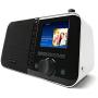 Grace Digital Mondo Elite Smart Internet Radio, Bluetooth, Wi-Fi, 7-Day Alarm – Microphone-Free (White)