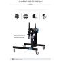 sunter98 Rolling TV Mount Stand Trolley 32-65inch Plasma Screen LED LCD Monitor Low Height Stand Cart D750