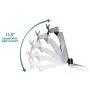 Mount-It! Dual Monitor Wall Mount with Articulating Gas-Spring Arms, VESA 75x75 mm and 100x100 mm, 19.8 lb weight capacity, Silver (MI-42114) Mount-It! Dual Monitor Wall Mount with Articulating Gas-Spring Arms, VESA 75x75 mm and 100x100 mm, 19.8 lb weight capacity, Silver (MI-42114)